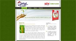 Desktop Screenshot of cornflour.in